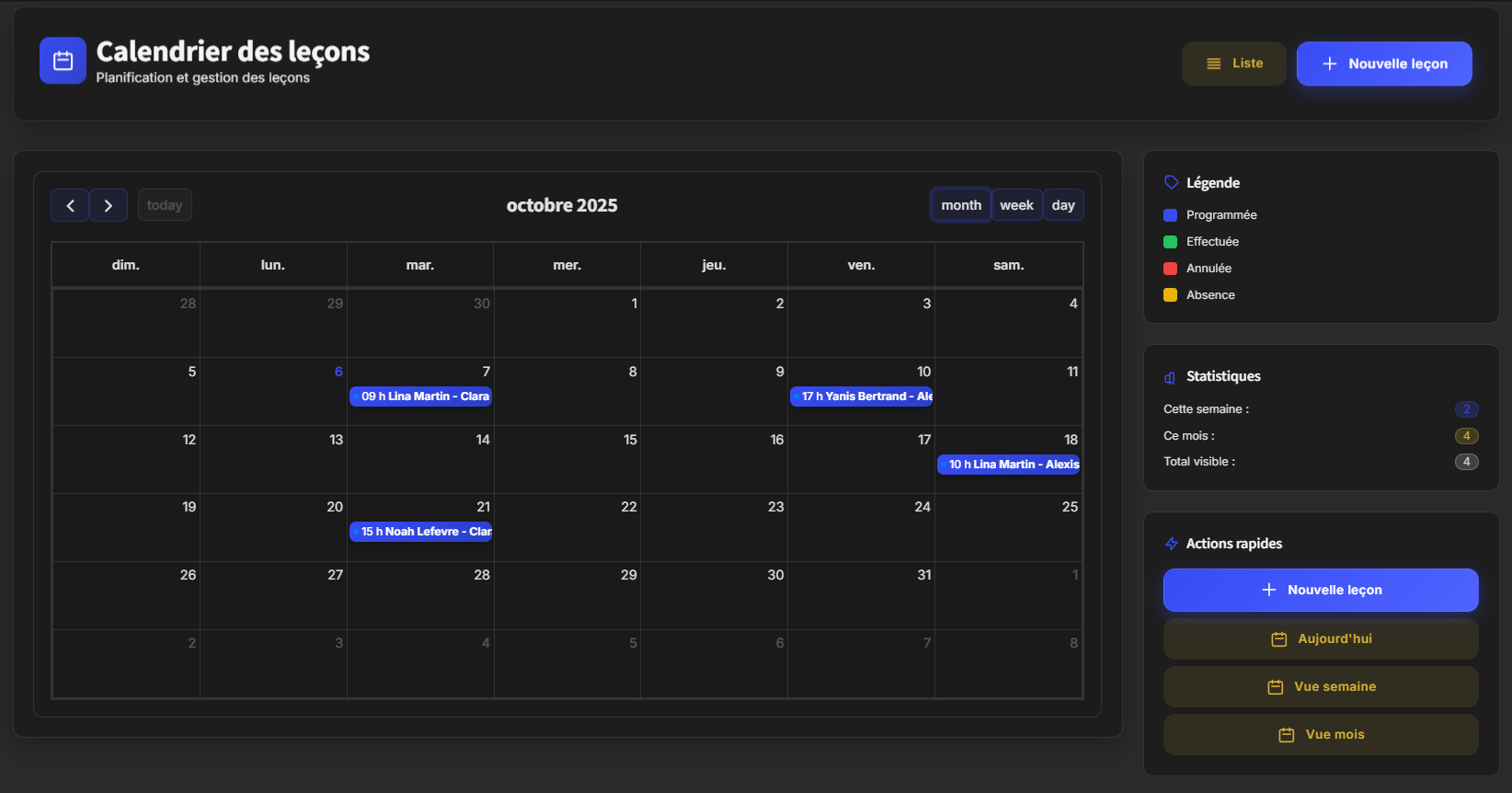 Calendrier
